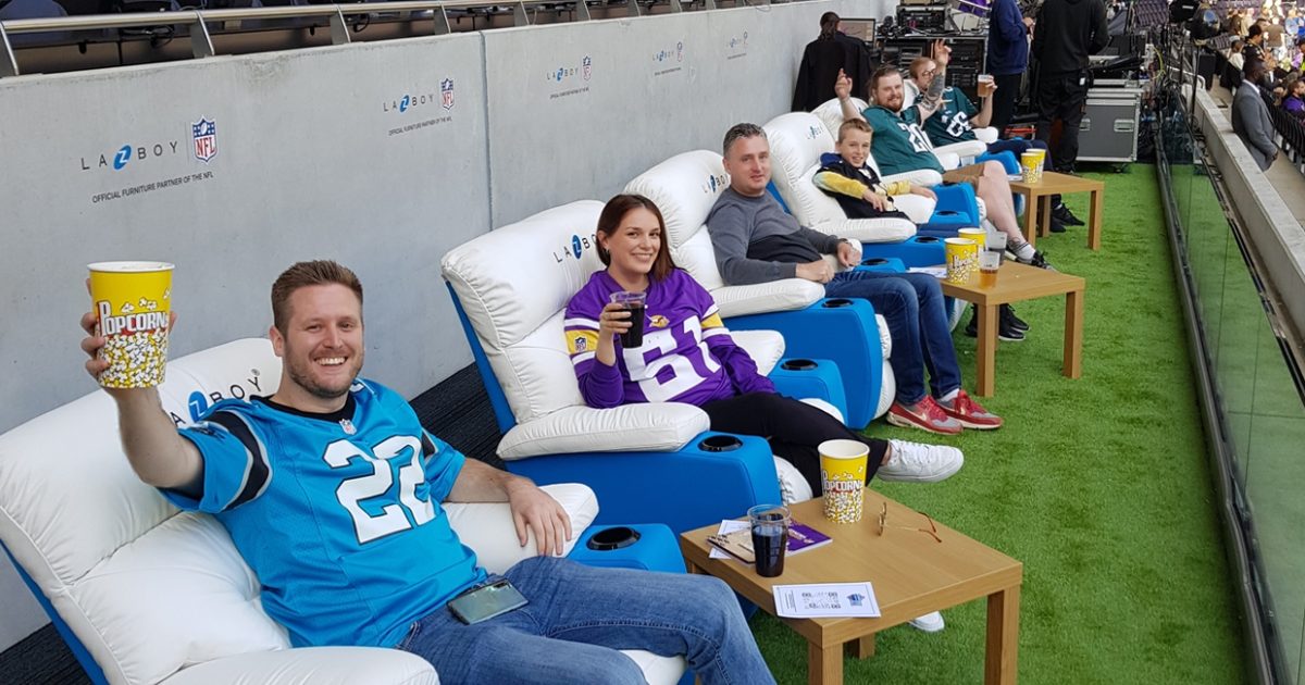 La-Z-Boy competition winners enjoy NFL game | Furniture News