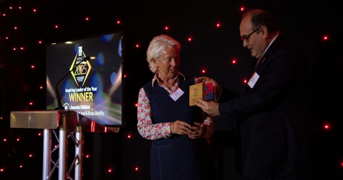 Manufacturer co-founder honoured with leadership award